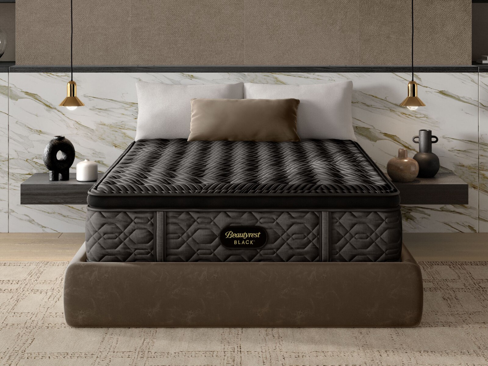 Black® Series One 14.25" Firm Pillow Top Mattress